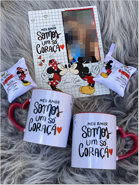 Kit Digital Mickey Love Arquivo em Png 