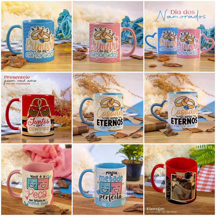 27 Artes para Caneca Dia dos Namorados Arquivo em Jpg  2