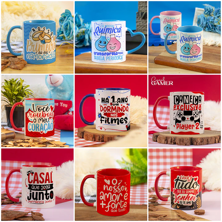 27 Artes para Caneca Dia dos Namorados Arquivo em Jpg  3