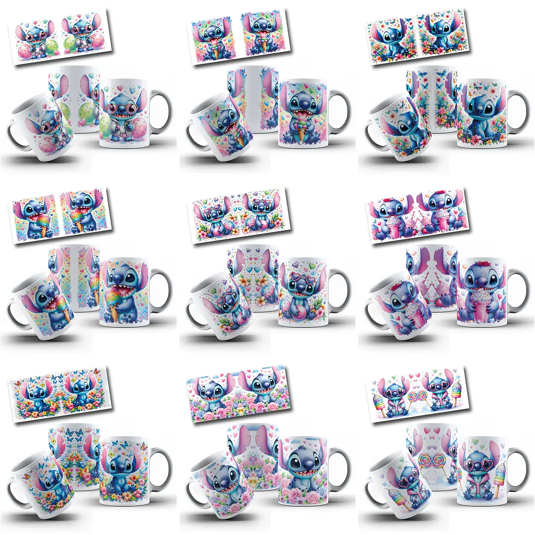 40 Artes para Caneca Stitch Arquivos em Jpg 1