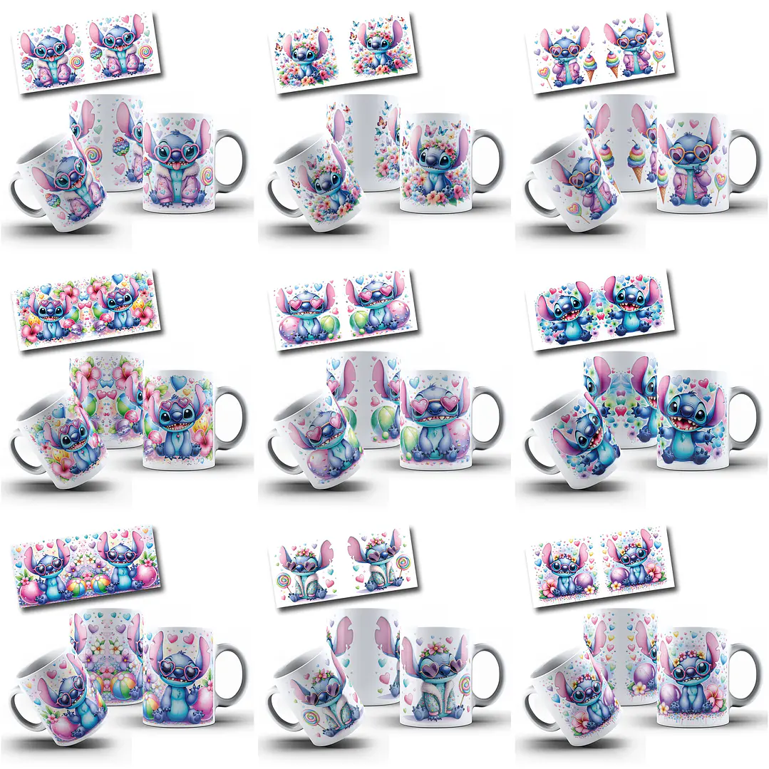 40 Artes para Caneca Stitch Arquivos em Jpg 3