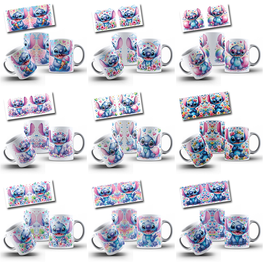 40 Artes para Caneca Stitch Arquivos em Jpg 4