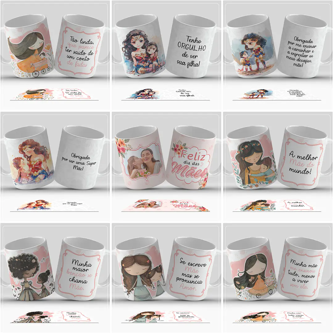 40 Artes para Caneca Dia da Mães Arquivos em Jpg 2