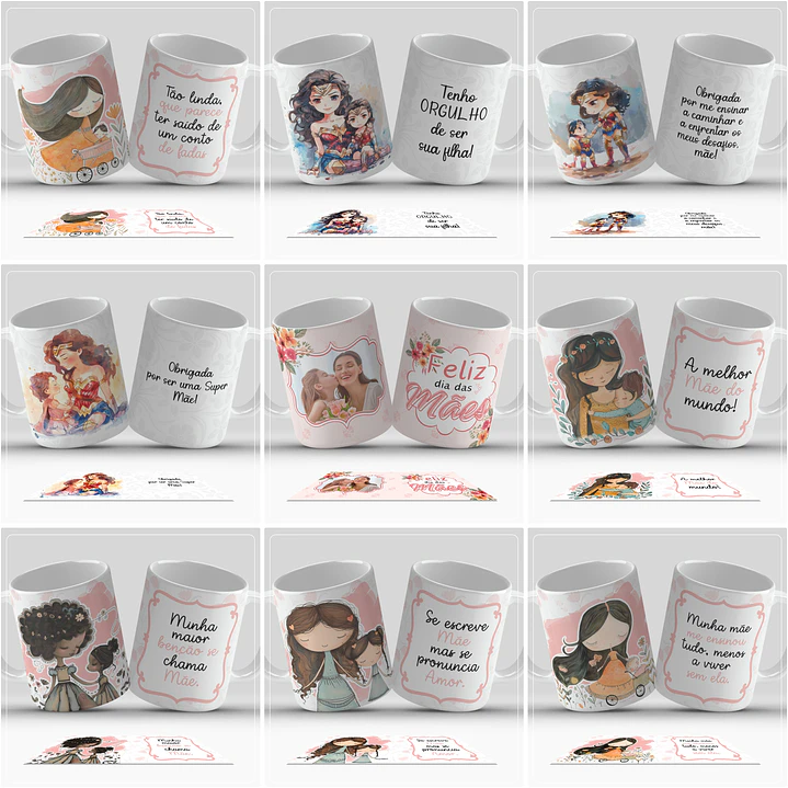 40 Artes para Caneca Dia da Mães Arquivos em Jpg 2
