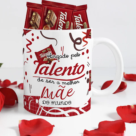 28 Artes para Caneca Dia da Mães Chocolate Arquivos Editável + Jpg