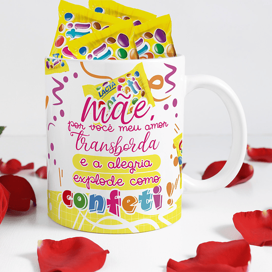 28 Artes para Caneca Dia da Mães Chocolate Arquivos Editável + Jpg