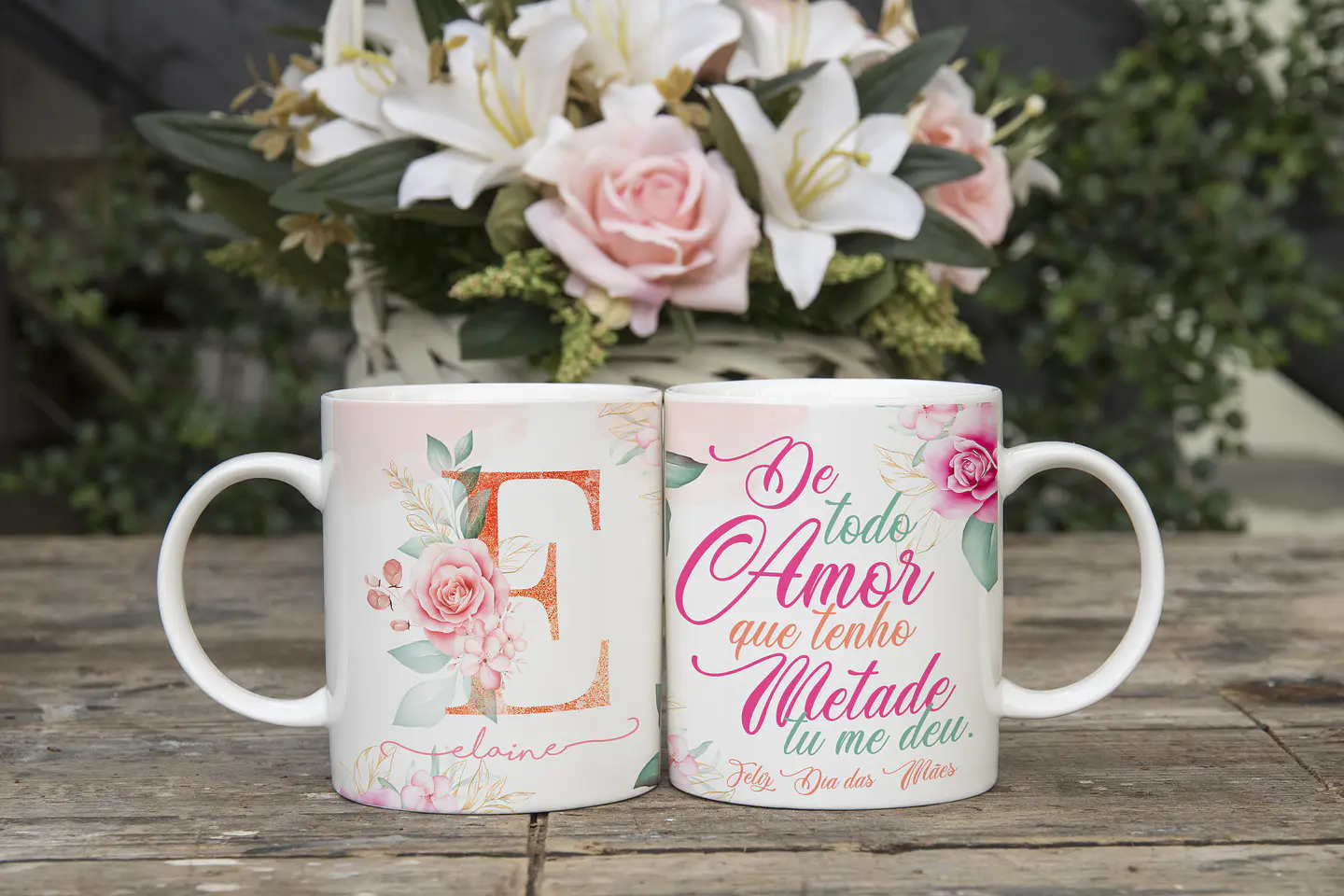 25 Artes para Caneca Alfabeto Floral Dia das Mães Arquivos em Jpg 3