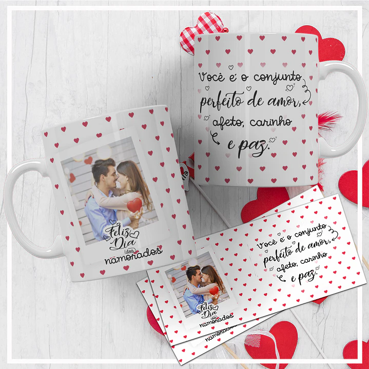 20 Artes para Caneca Dia dos Namorados Arquivos Editáveis + Jpg 1