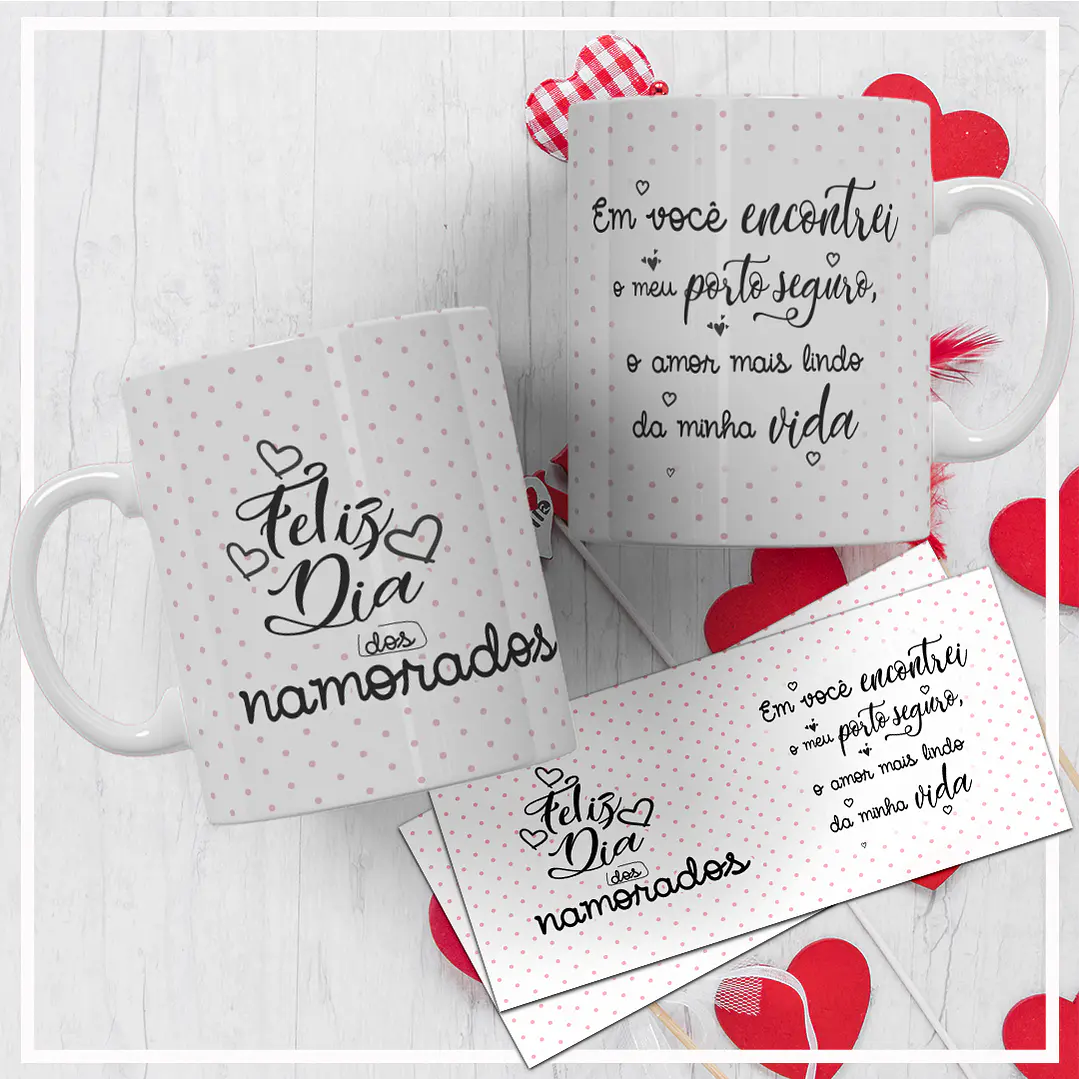 20 Artes para Caneca Dia dos Namorados Arquivos Editáveis + Jpg 5