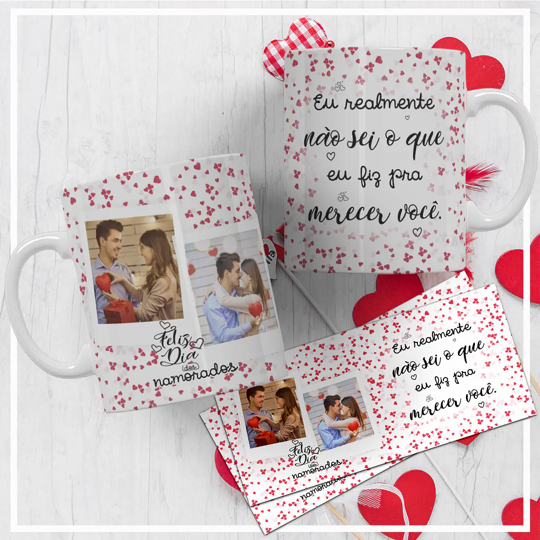 20 Artes para Caneca Dia dos Namorados Arquivos Editáveis + Jpg 7