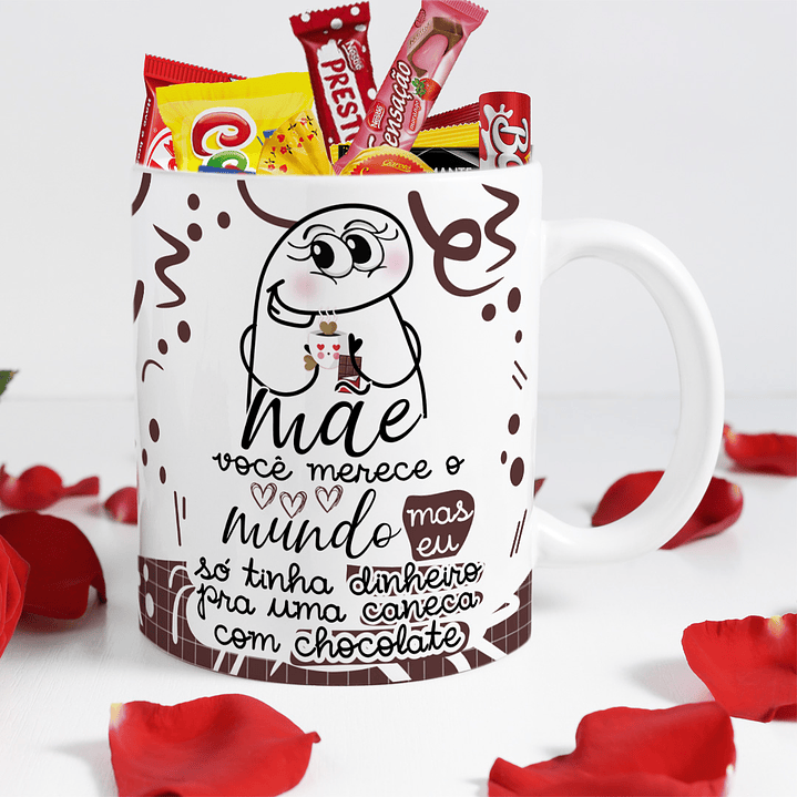 14 Artes para Caneca Dia da Mães Chocolate Flork Arquivos Editável + Jpg 7