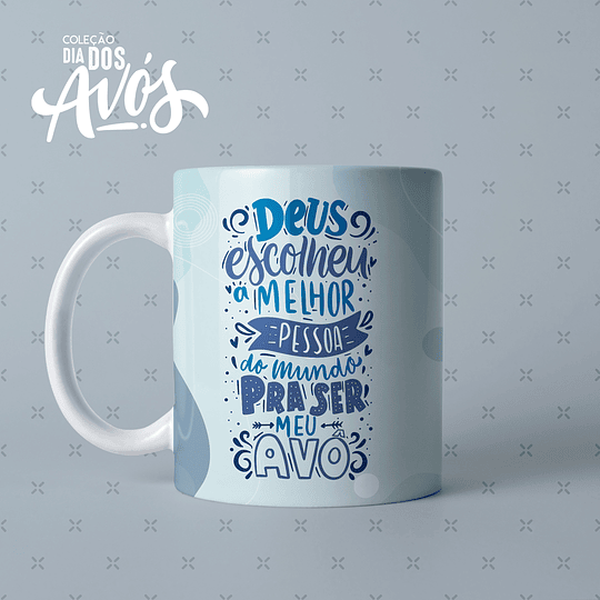 13 Artes para Caneca Dia dos Avós Arquivos em Jpg