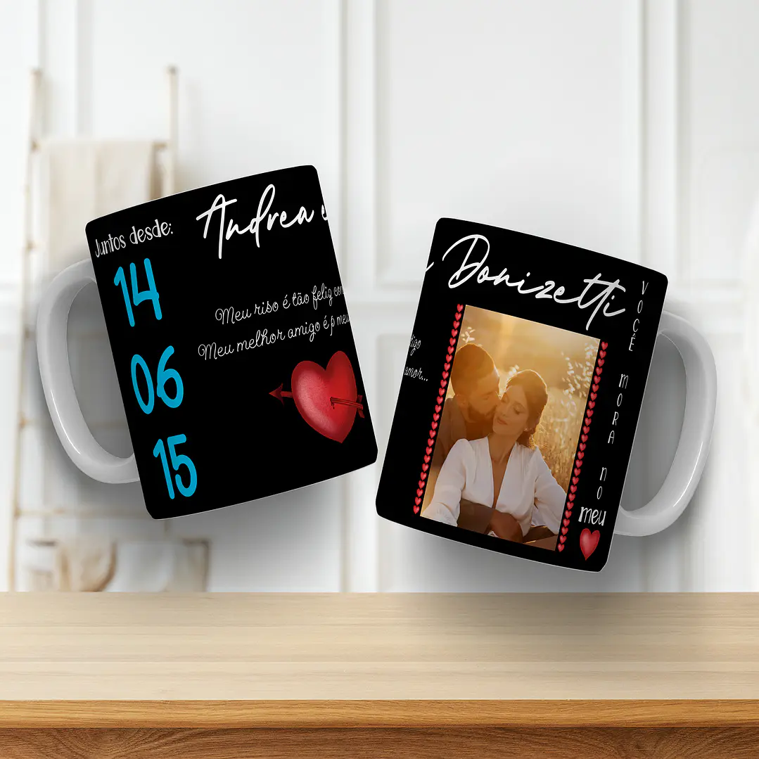 9 Artes para Caneca Casal Dia dos Namorados Arquivos Editáveis  7