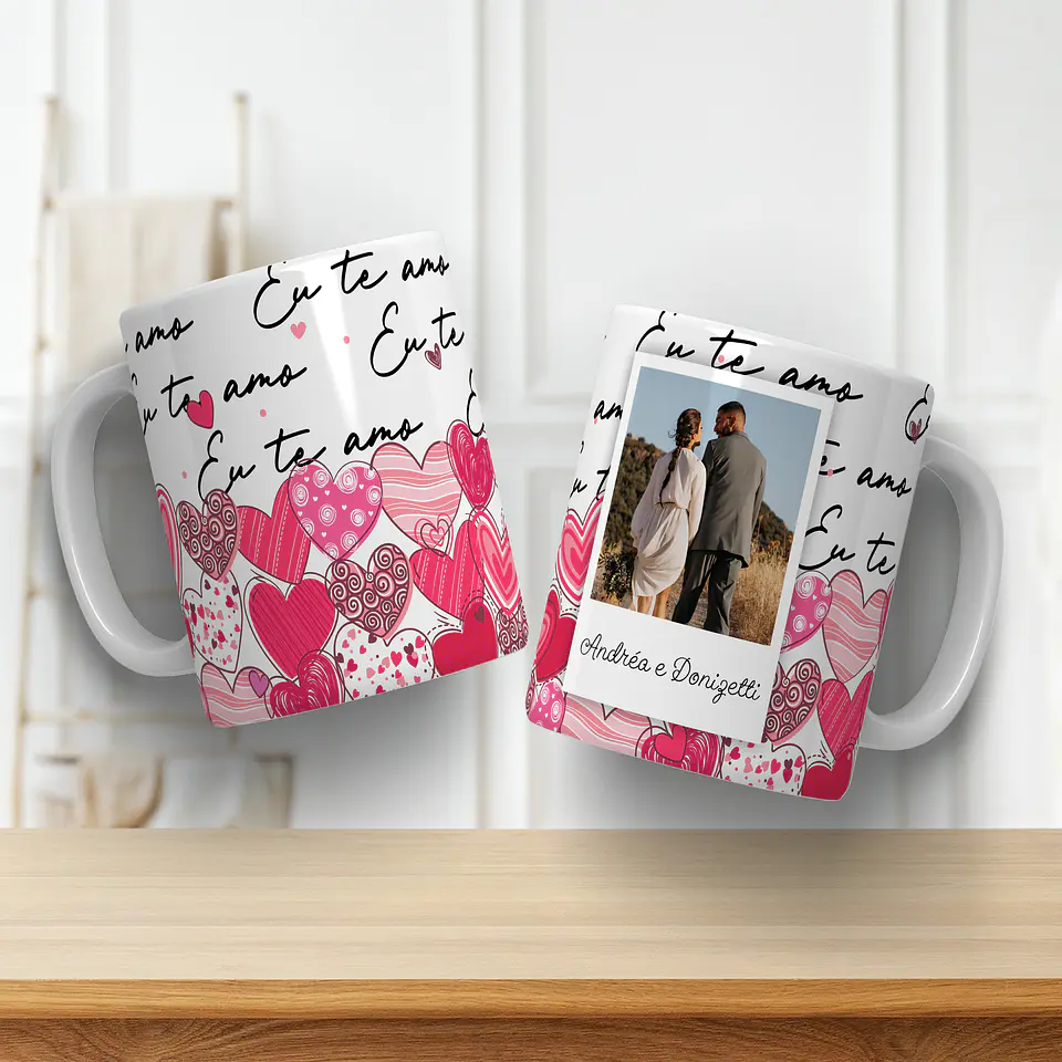 9 Artes para Caneca Casal Dia dos Namorados Arquivos Editáveis  8