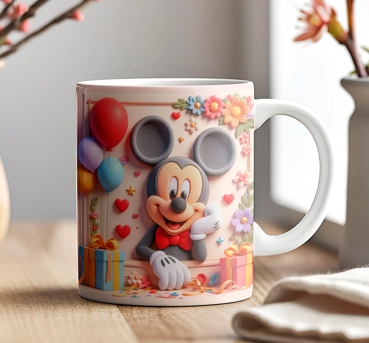 9 Artes para Caneca Aniversário Disney 3d Arquivos em Jpg 3