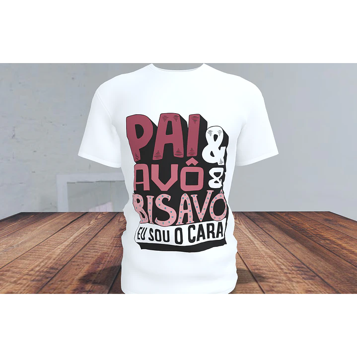 9 Artes para Camisa Pai Avô e Bisavô Arquivos Editável + Jpg 2