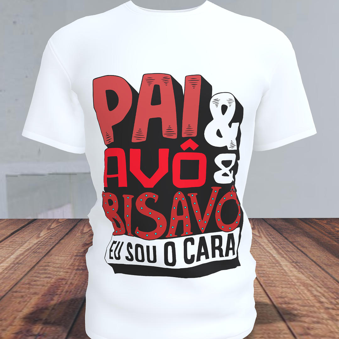 9 Artes para Camisa Pai Avô e Bisavô Arquivos Editável + Jpg 4