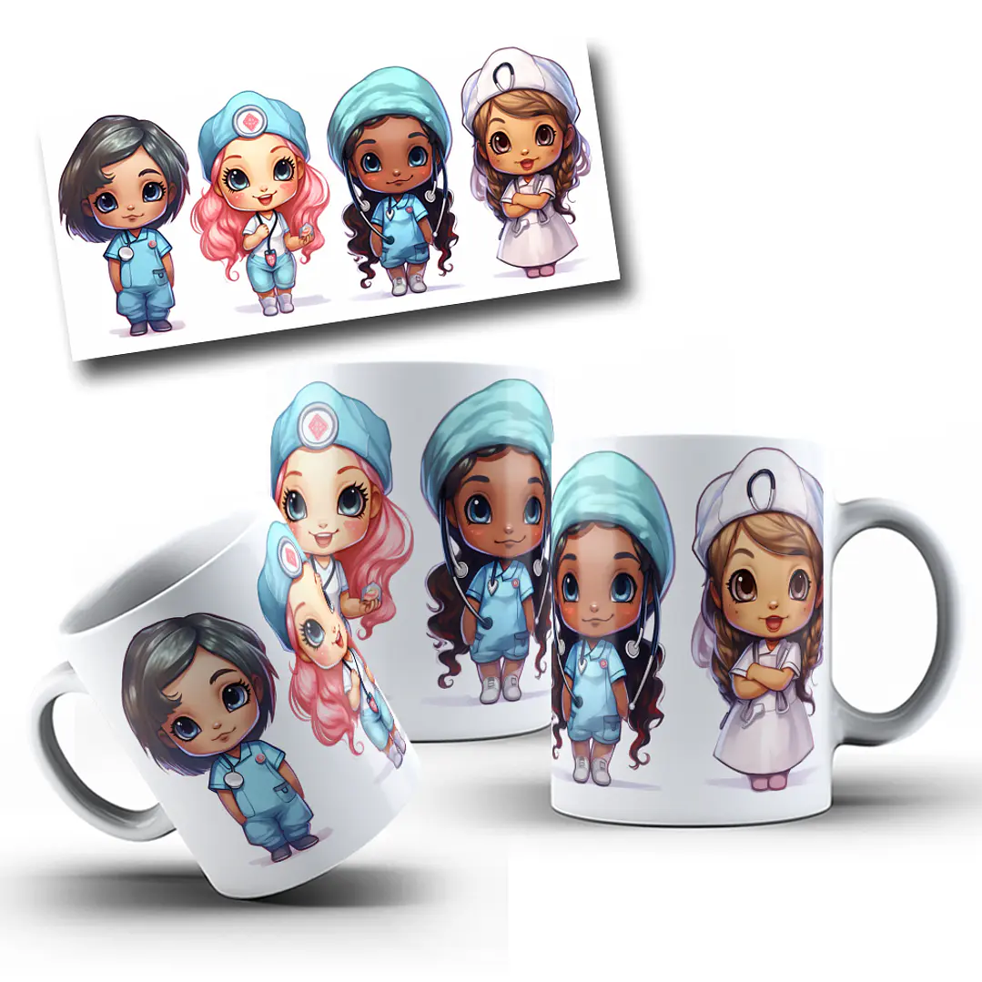 8 Artes para Caneca Medicina Area da Saúde Arquivos em Jpg  6