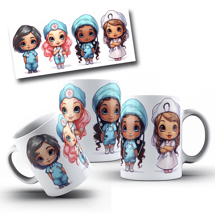 8 Artes para Caneca Medicina Area da Saúde Arquivos em Jpg  6