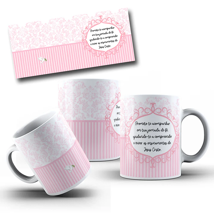 5 Artes para Caneca Padrinhos de Batismo Arquivos em Jpg 5