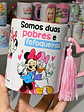 Arte Caneca Minnie e Margarida A gente poderia ser duas ricas e famosas né?  Arquivo em Jpg - Miniatura 3