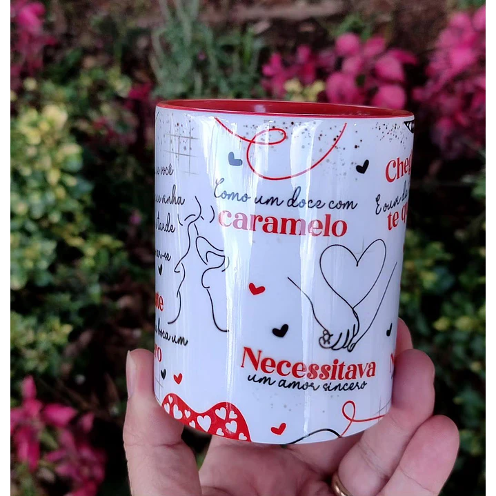 Arte Caneca Quem diria que você viria sem dizer que vinha, porque nunca é tarde Arquivo Editável 3