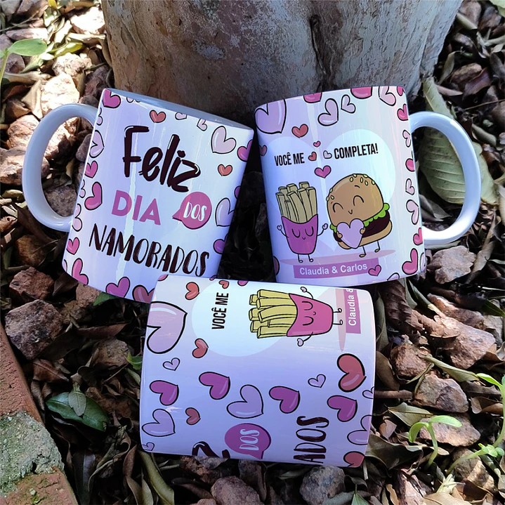 5 Artes Caneca Dia dos Namorados Arquivos Editável 2
