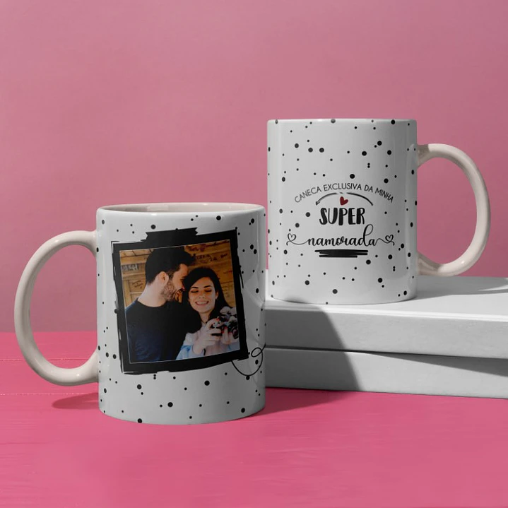 8 Artes Caneca e Azulejo Dia dos Namorados Minimalista Arquivos Editável  2