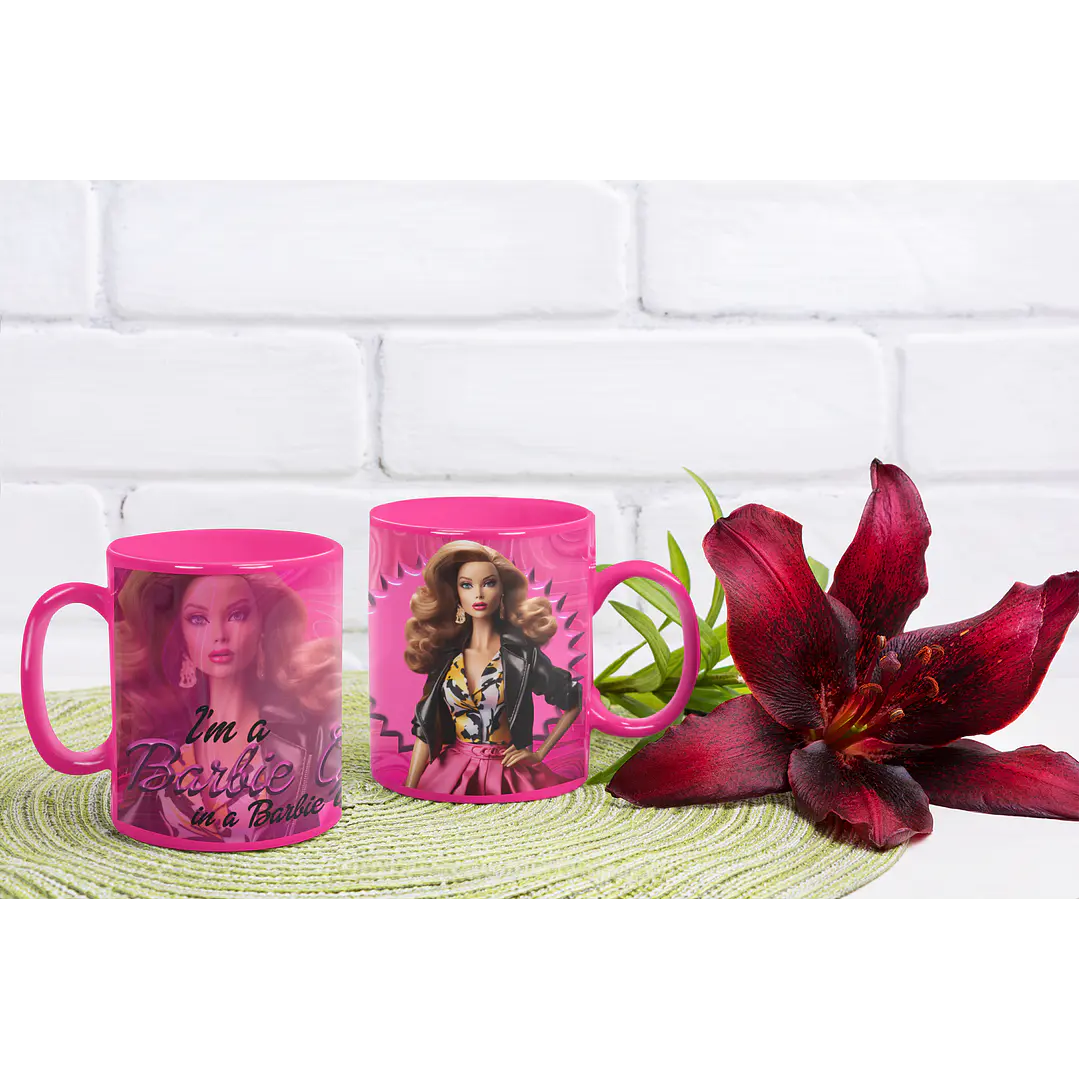 10 Artes Caneca Barbie Arquivos Editável  1