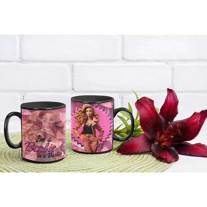 10 Artes Caneca Barbie Arquivos Editável  11