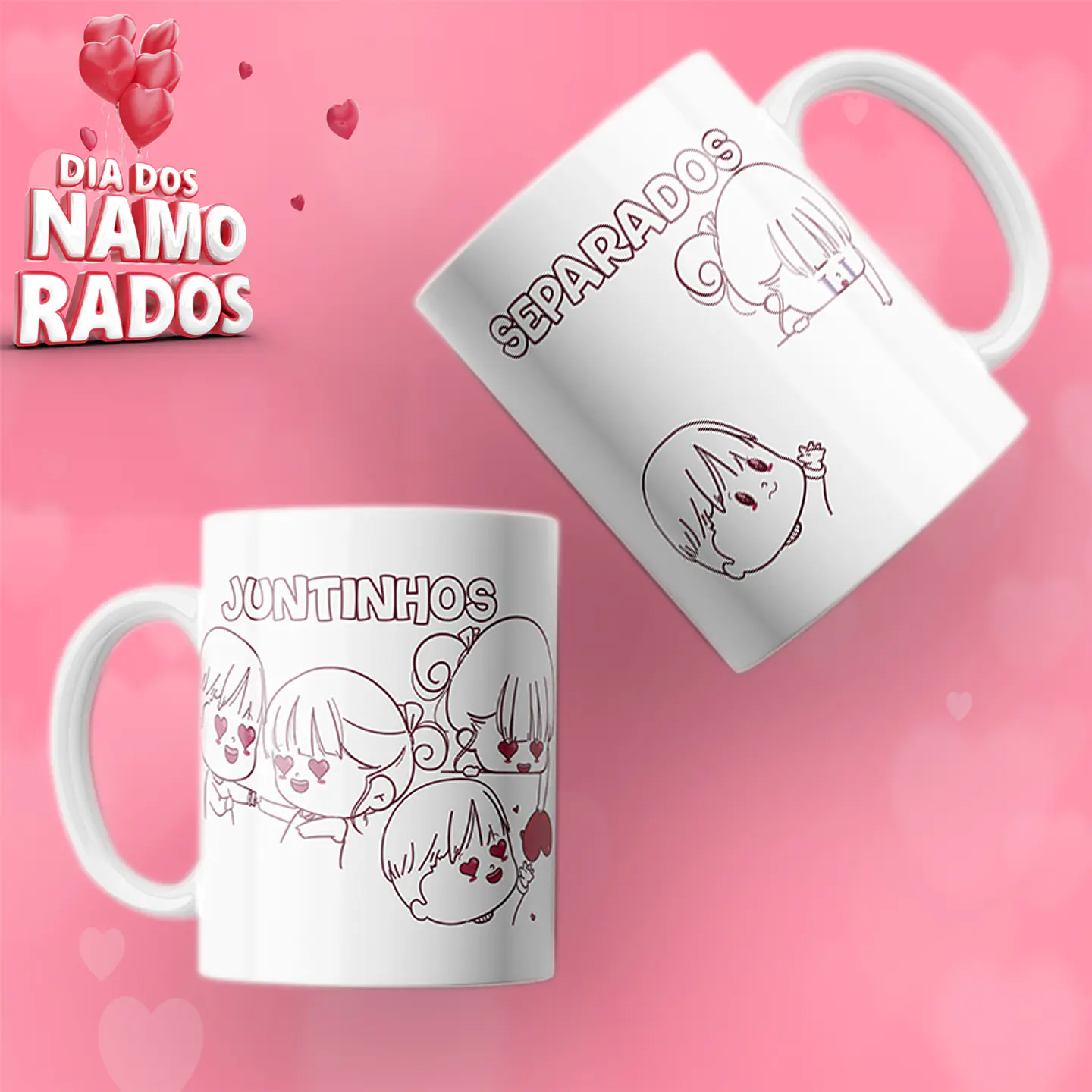 10 Artes Caneca Dia dos Namorados Arquivos em Jpg 8