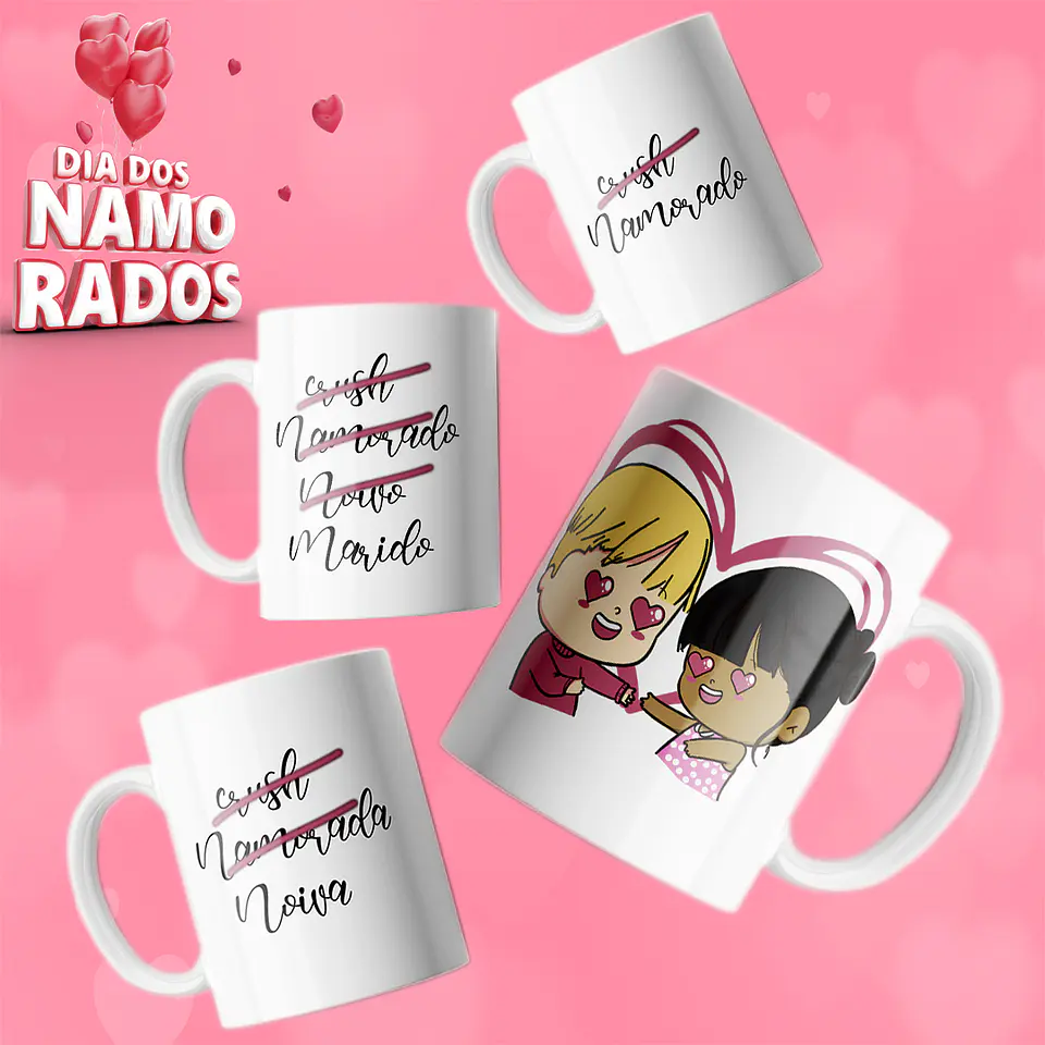 10 Artes Caneca Dia dos Namorados Arquivos em Jpg 9