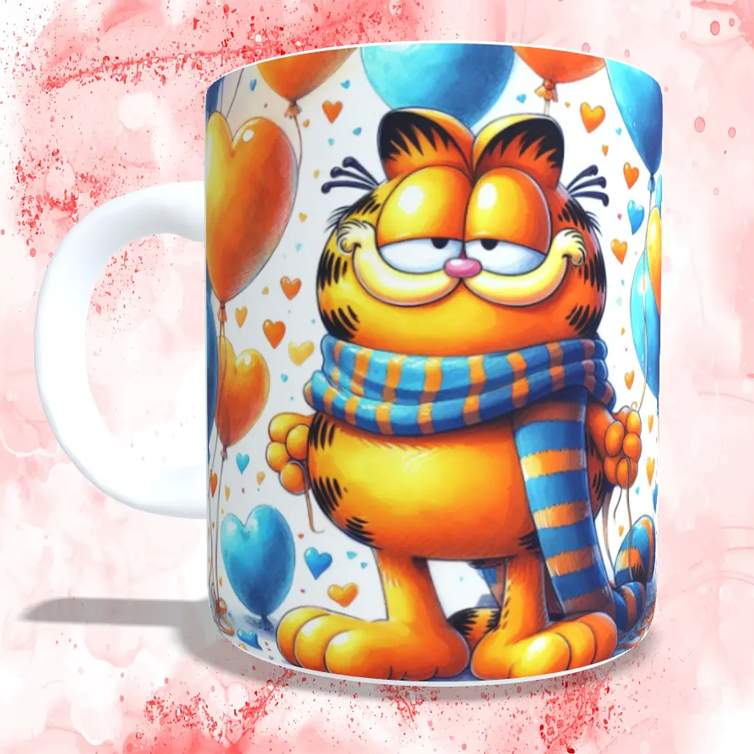 11 Artes Caneca Garfild 3D Arquivos em Jpg 9