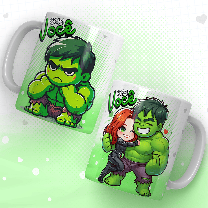 14 Artes Caneca Dia dos Namorados Herois com Você Arquivos em Jpg 9