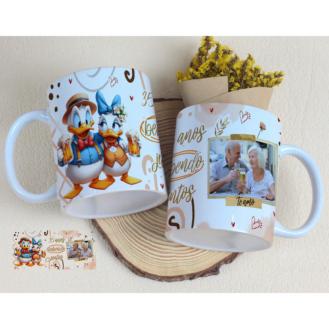 15 Artes Caneca Dia dos Namorados Casal que bebe Junto Arquivos Editável 10