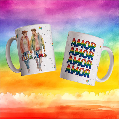 15 Artes Caneca Dia dos Namorados  Arquivos Editável 