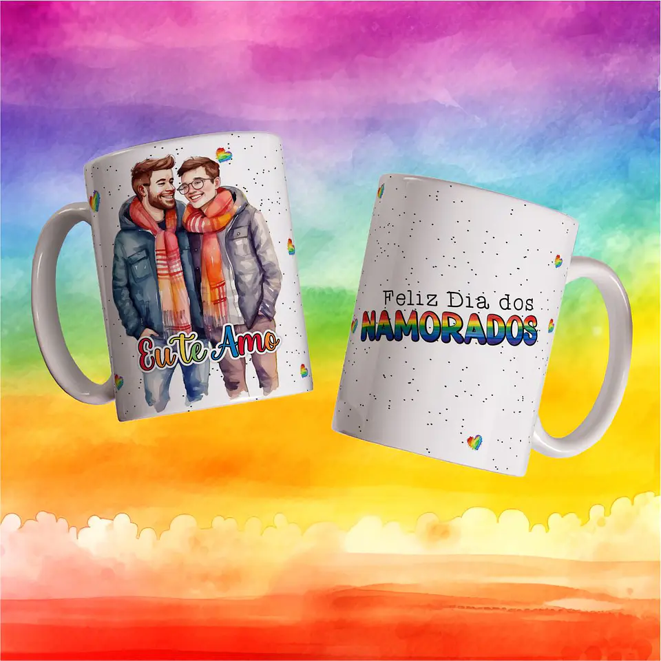 15 Artes Caneca Dia dos Namorados  Arquivos Editável  2
