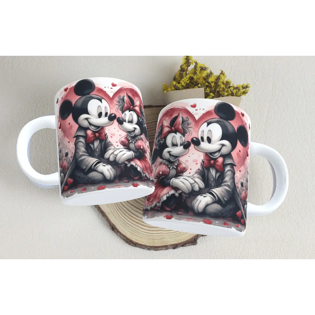 15 Artes Caneca Dia dos Namorados  Mickey e Minnie Arquivos em Jpg 10