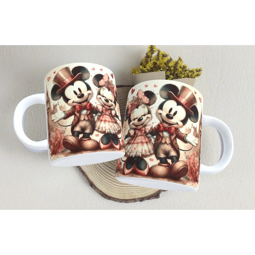 15 Artes Caneca Dia dos Namorados  Mickey e Minnie Arquivos em Jpg 12