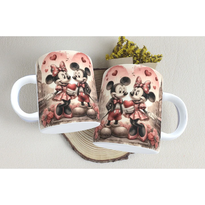 15 Artes Caneca Dia dos Namorados  Mickey e Minnie Arquivos em Jpg 13