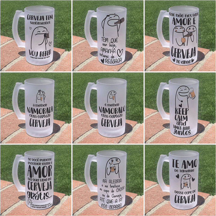 20 Artes Copo Chopp e Camisa Flork Dia dos Namorados Arquivo Editável 1