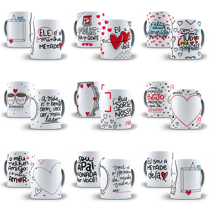 113 Artes Caneca Dia dos Namorados arquivo em Jpg 5