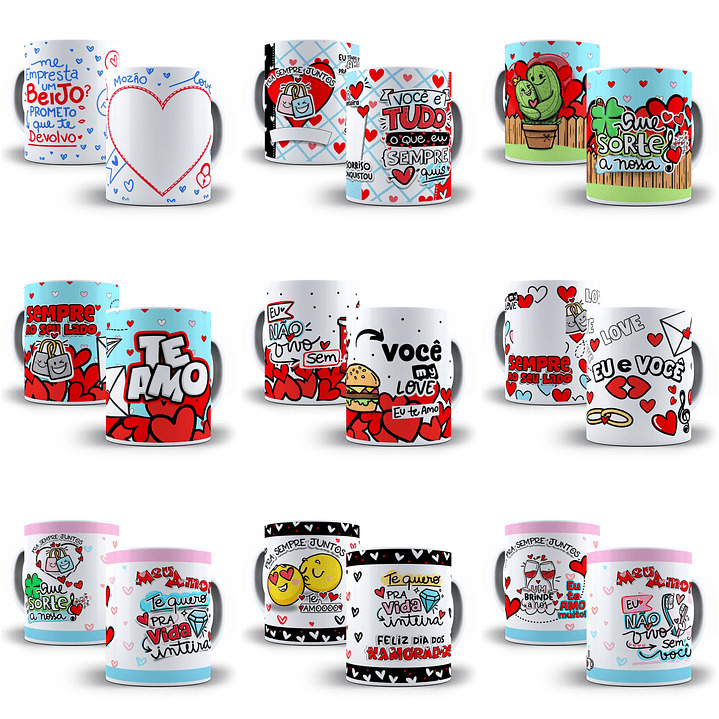 113 Artes Caneca Dia dos Namorados arquivo em Jpg 7