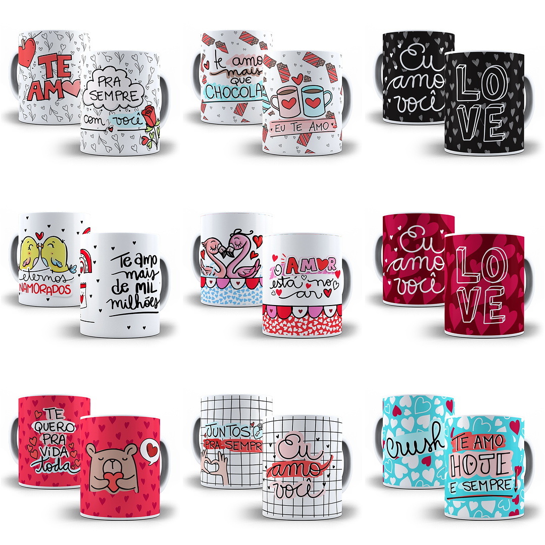 113 Artes Caneca Dia dos Namorados arquivo em Jpg 10