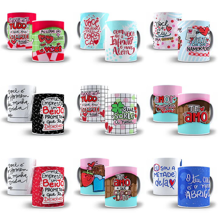 113 Artes Caneca Dia dos Namorados arquivo em Jpg 12
