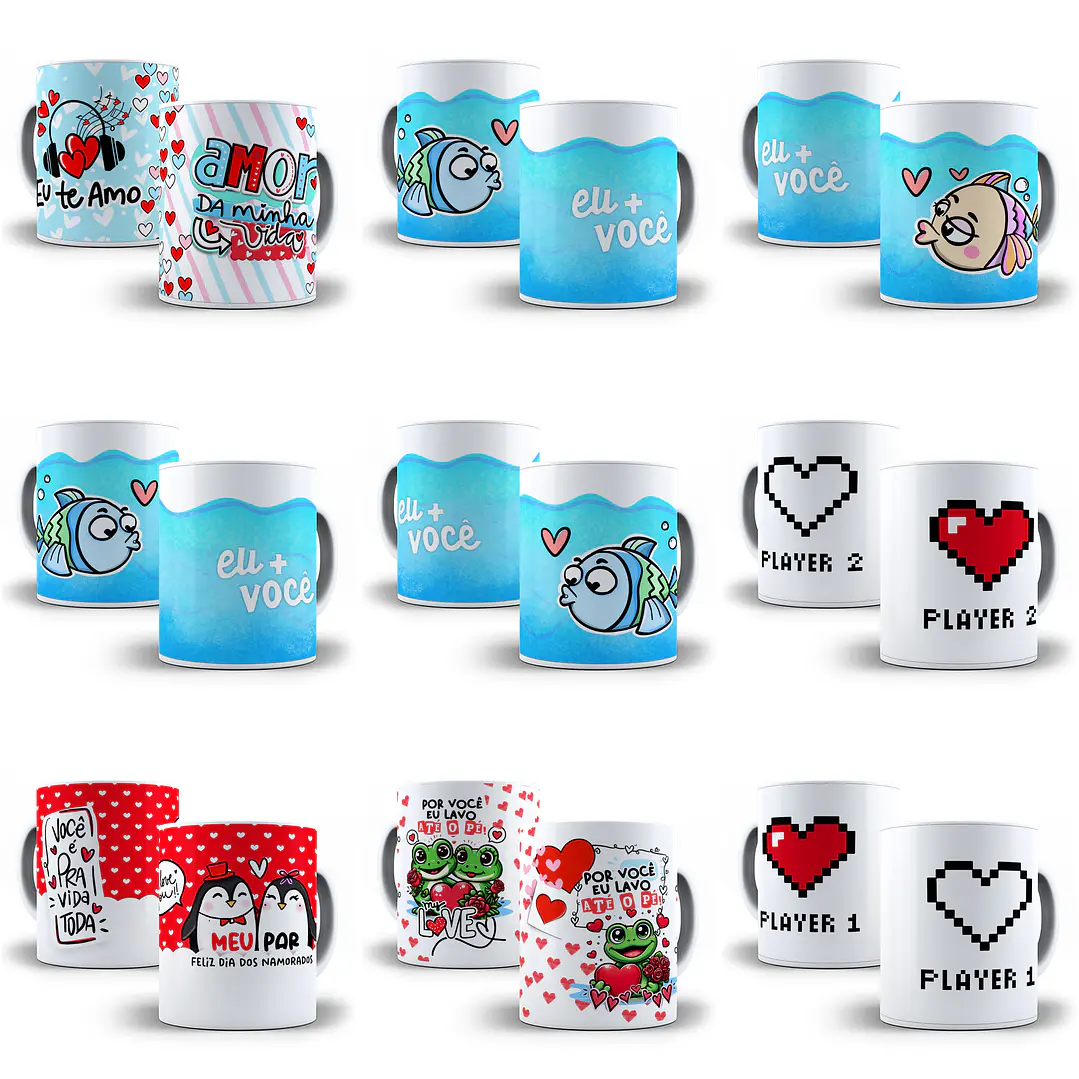 113 Artes Caneca Dia dos Namorados arquivo em Jpg 14