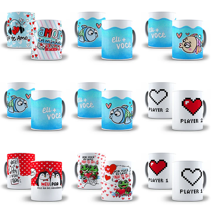 113 Artes Caneca Dia dos Namorados arquivo em Jpg 14