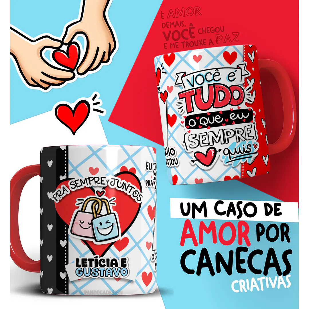 113 Artes Caneca Dia dos Namorados arquivo em Jpg 15