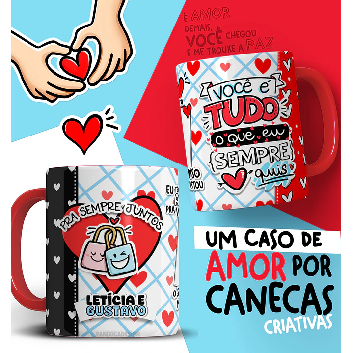 113 Artes Caneca Dia dos Namorados arquivo em Jpg 15