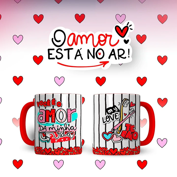 113 Artes Caneca Dia dos Namorados arquivo em Jpg 17